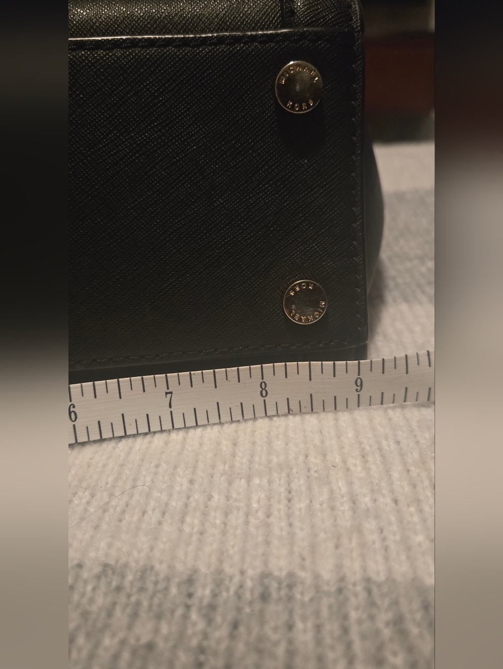 Michael Kors Black Satchel with Gold Hardware - Picture 9 of 14